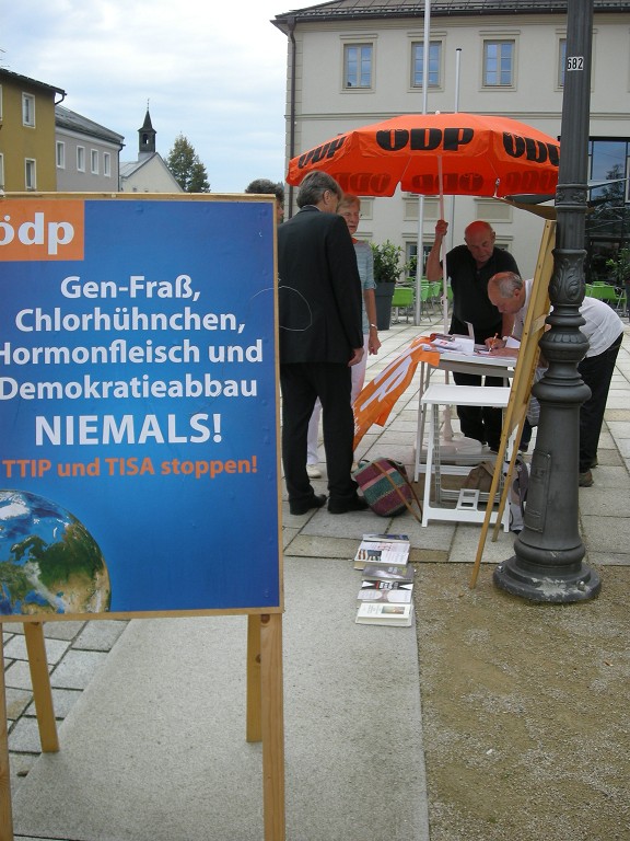 k-Infostand September 2014 TTIP 2